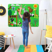 🦁 Zoo Animals Felt Board Story Set - 32 Pieces 🐘