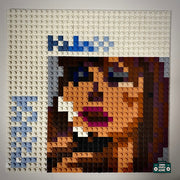 Lavender Haze Buildable Brick Art