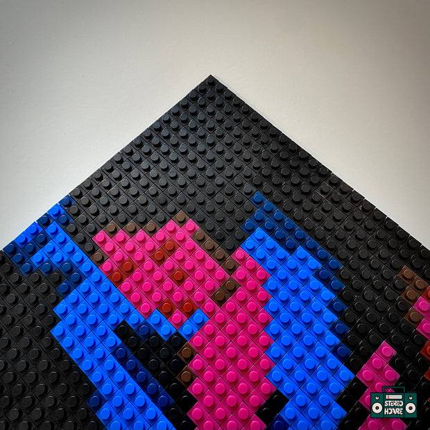 Not Allowed Buildable Brick Art