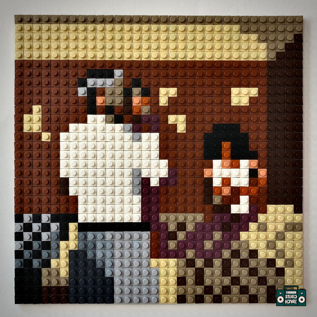 Father Time Buildable Brick Art