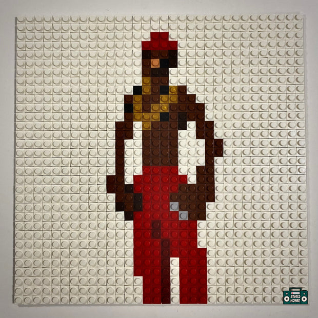 Big Poe Buildable Brick Art