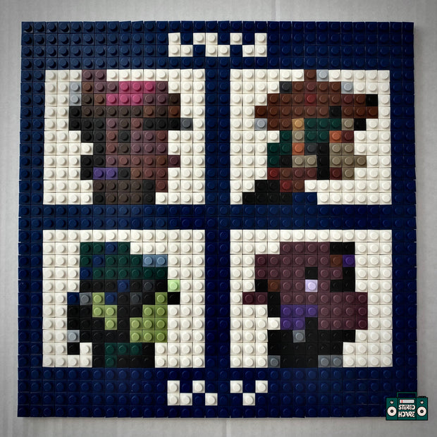 🎵 Music Brick Art Set – Build Your Own Album-Inspired Decor