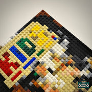 The Spins Buildable Brick Art