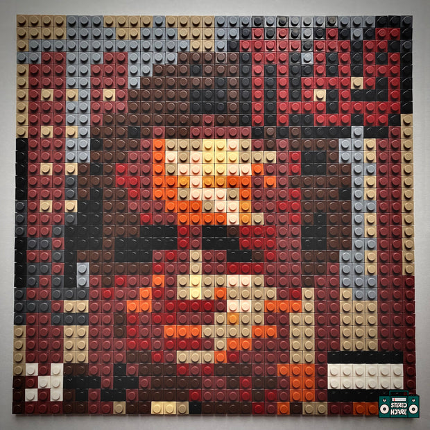 World Is Yours Buildable Brick Art