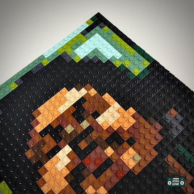 Blinding Lights Buildable Brick Art