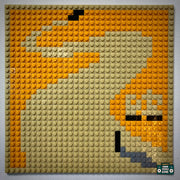 Grenade Buildable Brick Art