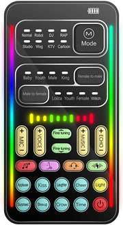 Lightweight Voice Changer with 8 Unique Sounds for Pranks and Costume Parties (Sound Card set)