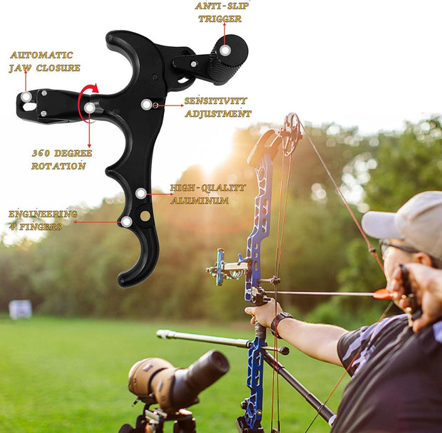 Bow Release for Compound Bow, Archery Release Trigger, Compound Bow Release, Thumb Release