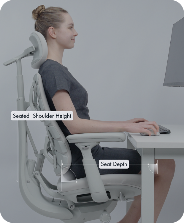 Dynamic Ergonomic Chair: FlexFit Backrest with Smart Lumbar Massage🪑💡