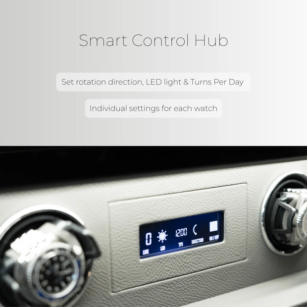 The ChronoVault 6: Smart Biometric Watch Winder & Vault