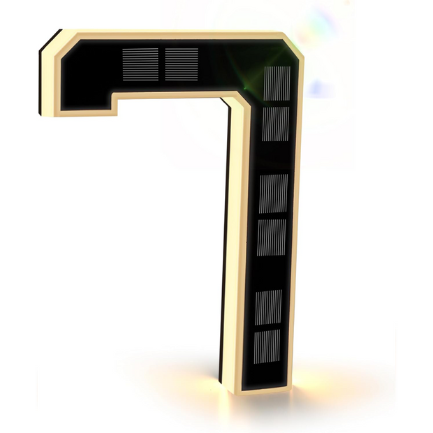 9 Inch Solar Lighted House Numbers for Outside