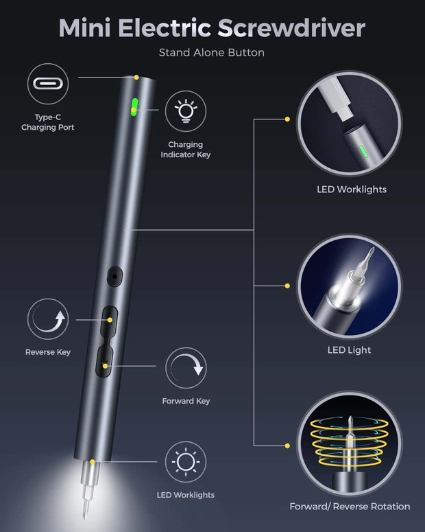 51-in-1 Mini Screwdriver Kit with Magnetic Mat 🛠️