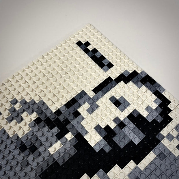 Don’t Blame Me Buildable Brick Art