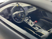 1:8 Scale Resin Sports Car – Matt Black/Gold Rim Limited Edition🖤💫