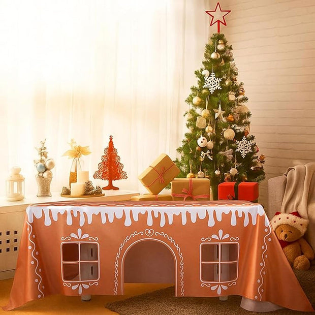 Christmas Gingerbread House Play Tent – Transform Any Table into a Festive Wonderland