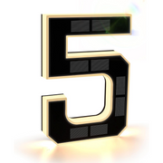 9 Inch Solar Lighted House Numbers for Outside