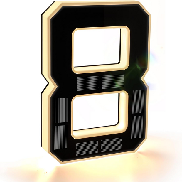 9 Inch Solar Lighted House Numbers for Outside