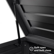 Large Outdoor Storage Chest with Wheels|Minimalist Design & Easy Assembly