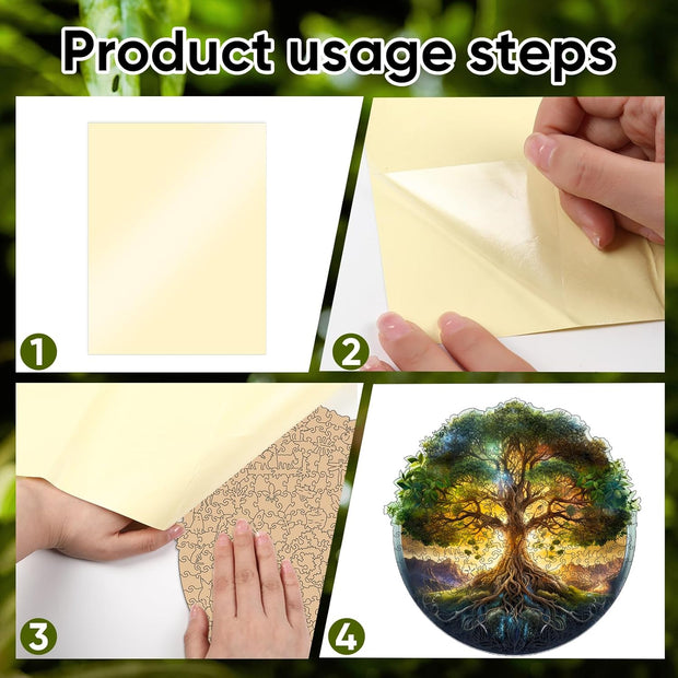 Wooden Puzzle – Art, Nature & Mindfulness in One