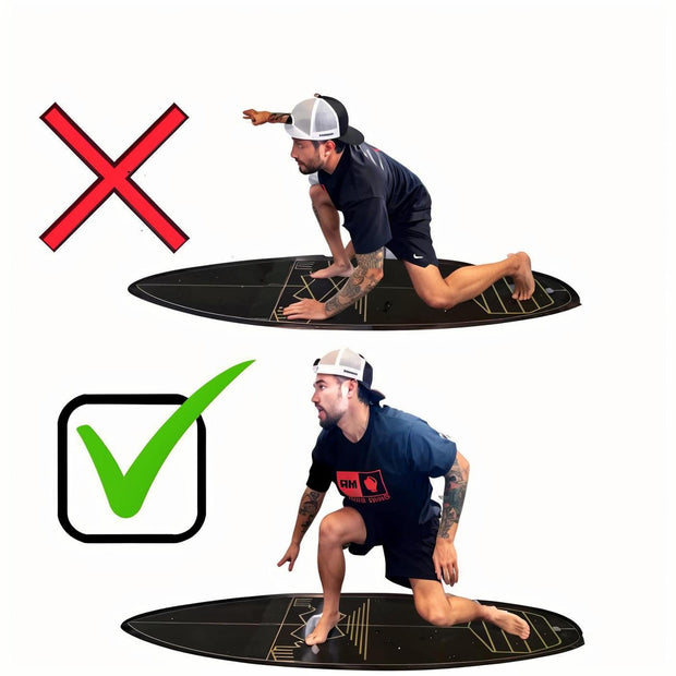 Surfing training mat