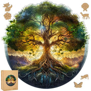 Wooden Puzzle – Art, Nature & Mindfulness in One