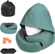 🏆 Ultimate Hooded Travel Pillow for Unbeatable Relaxation Anywhere! 🏆