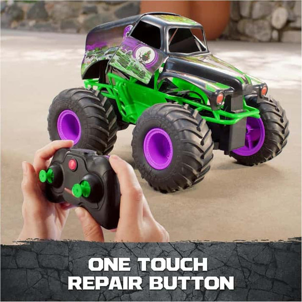 1:15 Scale Monster Truck – Grave Digger Remote Control Toy with Crash