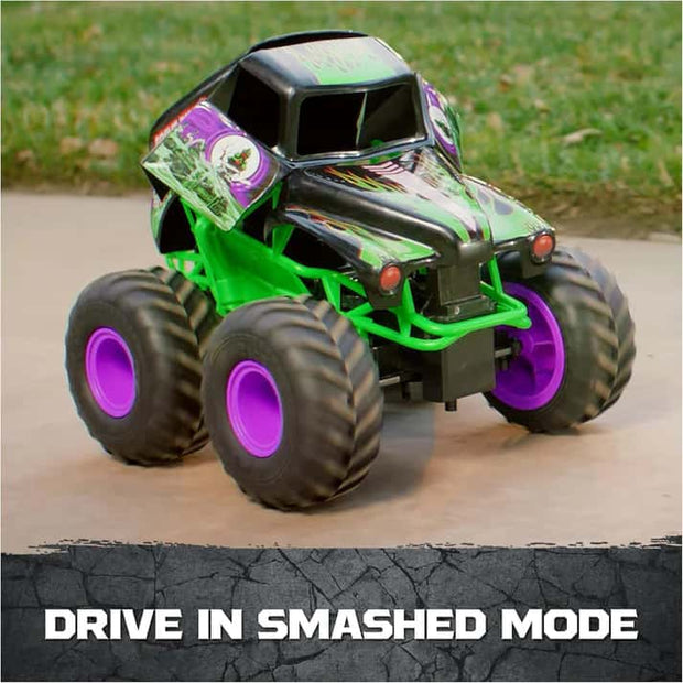 1:15 Scale Monster Truck – Grave Digger Remote Control Toy with Crash