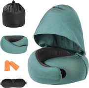 🏆 Ultimate Hooded Travel Pillow for Unbeatable Relaxation Anywhere! 🏆