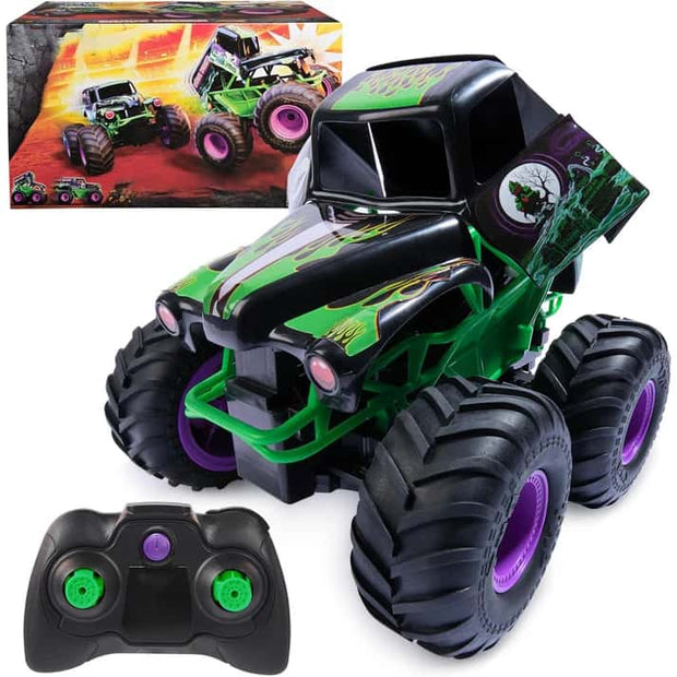 1:15 Scale Monster Truck – Grave Digger Remote Control Toy with Crash