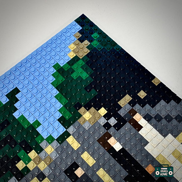 Here Comes The Sun Buildable Brick Art