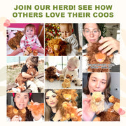 Mama Highland Coo & Her 4 Surprise Babies Plush Set 🐮💖