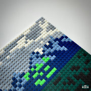 Ghost Town Buildable Brick Art