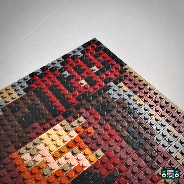World Is Yours Buildable Brick Art