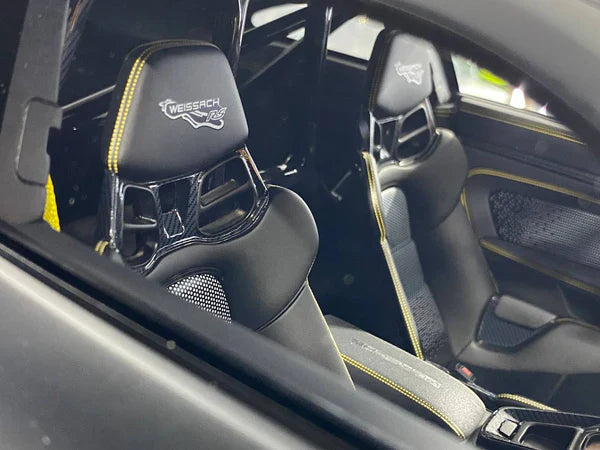 1:8 Scale Resin Sports Car – Matt Black/Gold Rim Limited Edition🖤💫