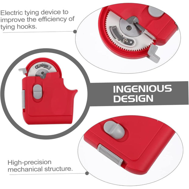 Automatic Fishing Hook Tier – Compact Knot Tying Tool with Storage Case