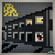 Old Yellow Bricks Buildable Brick Art