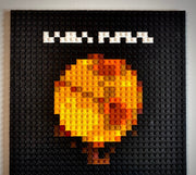 Yellow Buildable Brick Art