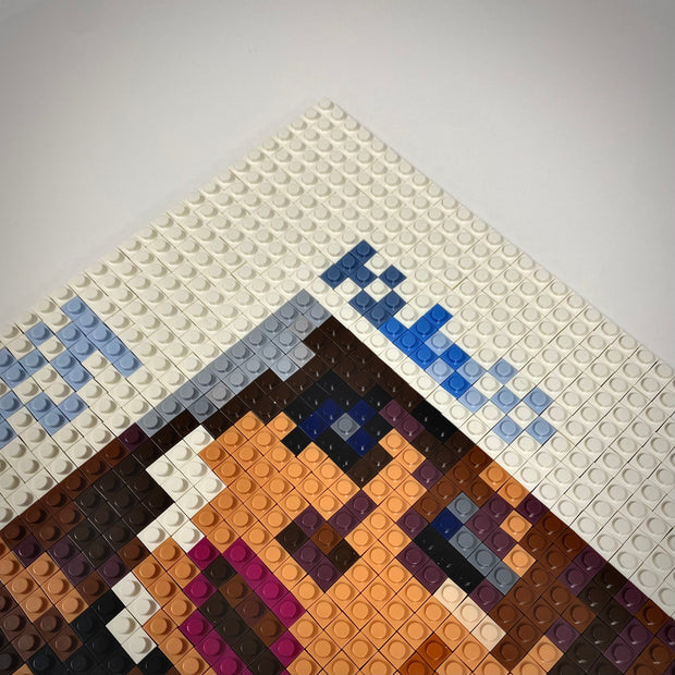 Lavender Haze Buildable Brick Art