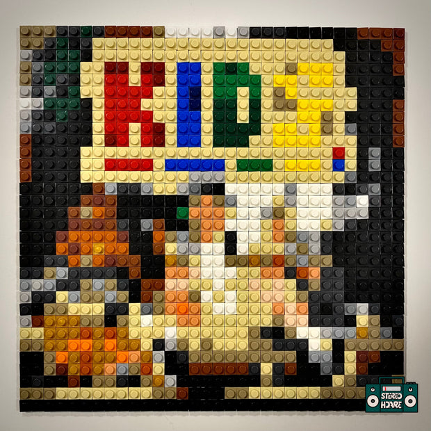 The Spins Buildable Brick Art