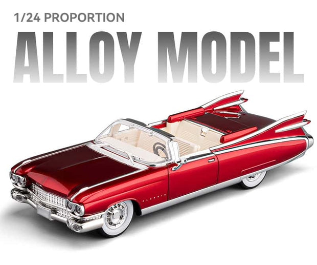 1959 Classic Pink Convertible - 1:24 Scale Pre-Assembled Model 🚗💖