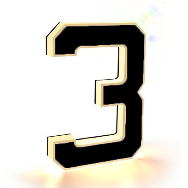 9 Inch Solar Lighted House Numbers for Outside