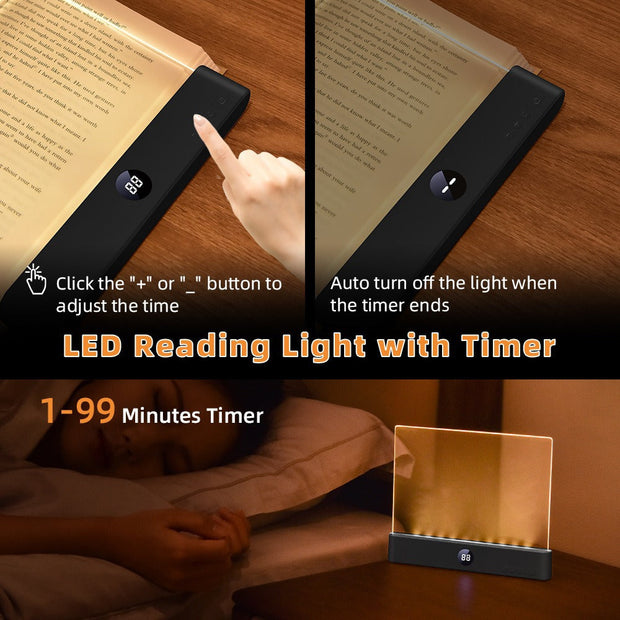 Smart LED Book Light – Bright Reading Anywhere You Go