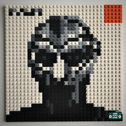 ALL CAPS Buildable Brick Art