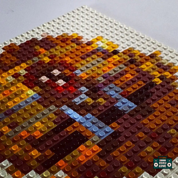 All Falls Down Buildable Brick Art