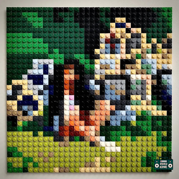 Broken Clocks Buildable Brick Art