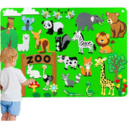 🦁 Zoo Animals Felt Board Story Set - 32 Pieces 🐘