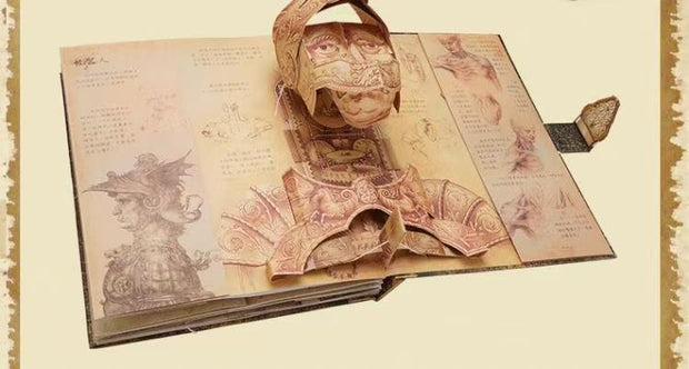 Leonardo da Vinci painting diorama