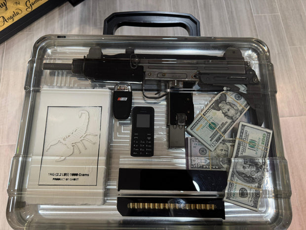 Contemporary Handcrafted Resin Case Decoration