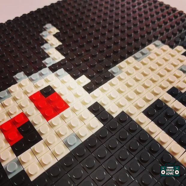 First Person Shooter Buildable Brick Art